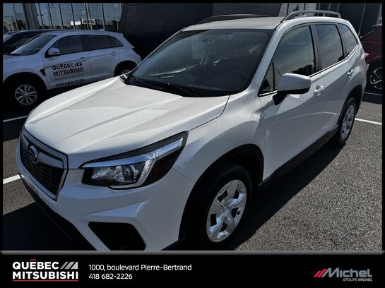 Subaru Forester 2.5i, Awd, Sièges chauffants, Aides à la conduite, Android Auto/Apple Carplay 2020 Blanc