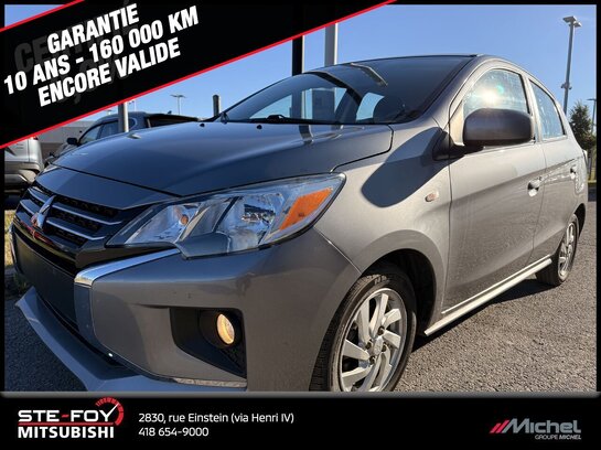 2022 Mitsubishi Mirage SE, CAM&Eacute;RA DE RECUL, GARANTIE, 2032, BLUETOOTH Grey
