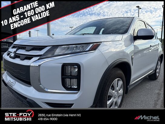 Mitsubishi RVR ES AWD, SIÈGES CHAUFFANTS, CAMÉRA DE RECUL, GARANTIE 2033 2024 Blanc