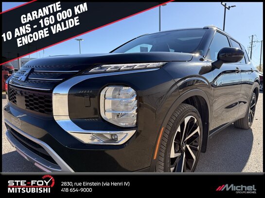Mitsubishi Outlander PHEV SEL AWD, TOIT PANORAMQIUE, VOLANT CHAUFFANT 2023 Noir