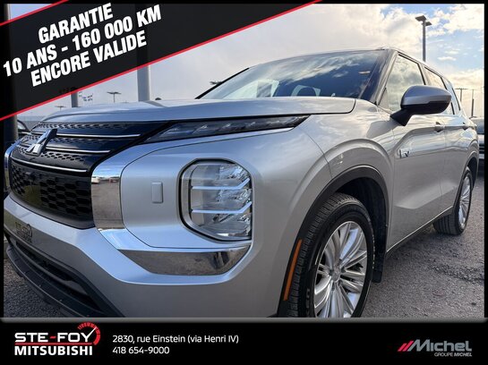 Mitsubishi Outlander PHEV ES S-AWD, GARANTIE 2032, HYBRIDE, CAMÉRA DE RECUL 2023 Argent
