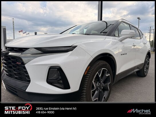 Chevrolet Blazer CUIR, VOLANT CHUAFFANT, REM, 4500LBS 2019 Blanc
