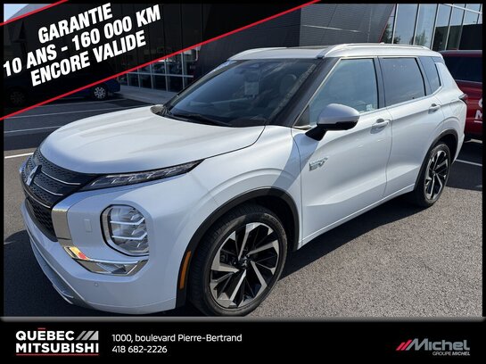 2024 Mitsubishi Outlander GT S-AWC, Hybride, Cuir, Toit pano, Volant chauffant, Garantie 2033 White 2024 Mitsubishi Outlander GT S-AWC, Hybride, Cuir, Toit pano, Volant chauffant, Garantie 2033 White