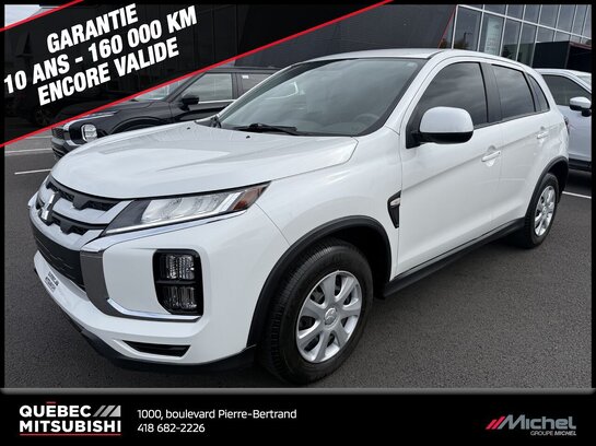 2021 Mitsubishi RVR ES Traction avant, Sièges chauffants, Connectivités White 2021 Mitsubishi RVR ES Traction avant, Sièges chauffants, Connectivités White