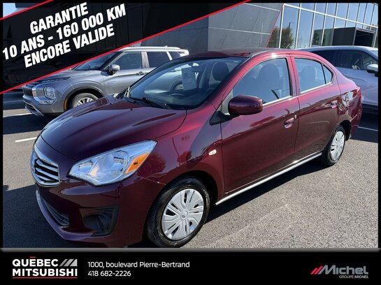 2019 Mitsubishi Mirage G4 ES, Apple Carplay/Android Auto, Cruise, Garantie 2029 Purple
