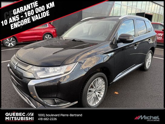 Mitsubishi Outlander PHEV SE S-AWC, Hybride, Sièges chauffants, Garantie 2031 2020 Noir