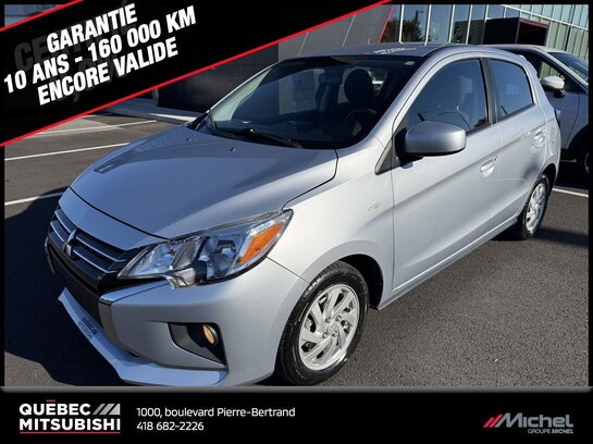 Mitsubishi Mirage SE, Adaptateur de vitesse, Vitres électriques, Apple Carplay/Android Auto 2022 Argent